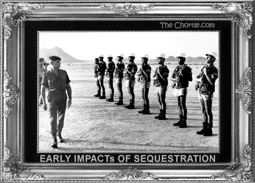 Early impacts of sequestration