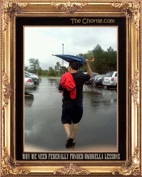 Why we need federally funded umbrella lessons