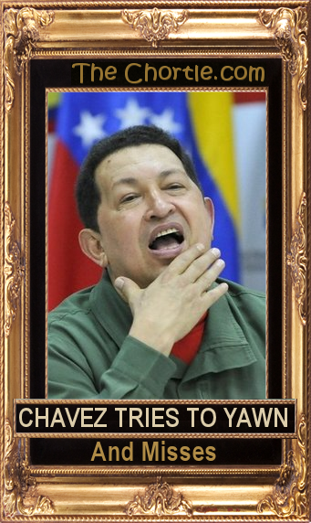 Chavez tries to yawn and misses