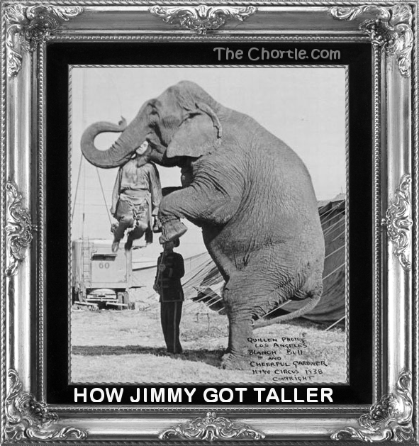 How Jimmy got taller