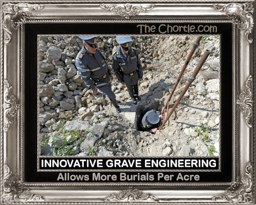 Innovative grave engineering allows more burials per acre