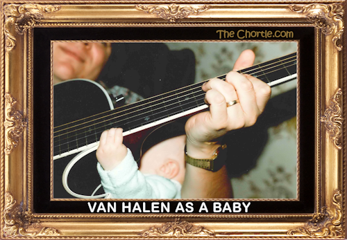 Van Halen as a baby