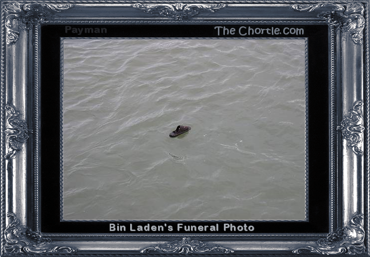 Bin Laden's funeral photo