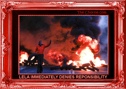 Lela immediately denies responsibility