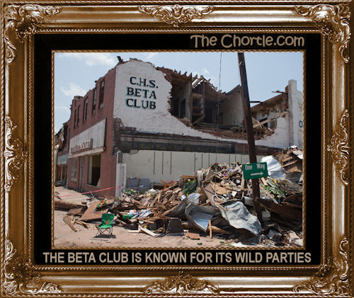 The Beta Club is known for its wild parties.