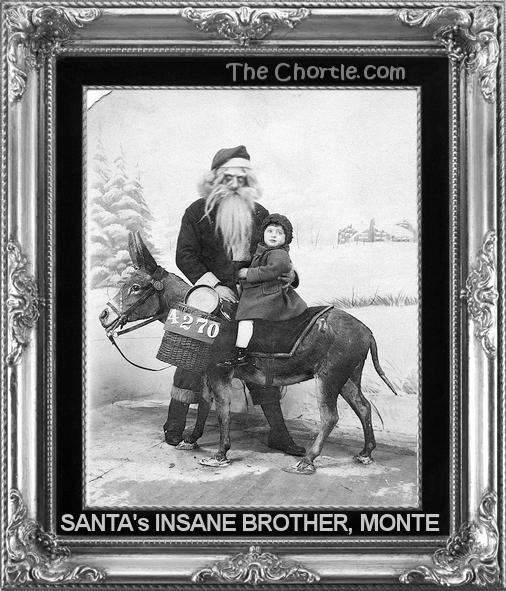 Santa's troubled brother, Monte