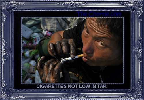 Cigarettes not low tar