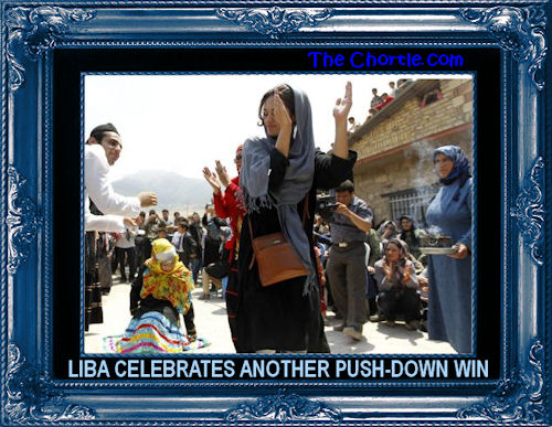 Liba celebrates another push-down win