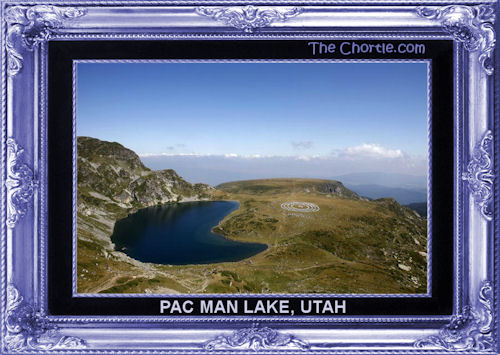 Pac Man Lake, Utah