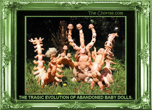 The tragic evolution of abandoned baby dolls