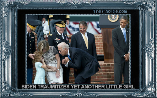 Biden traumitizes yet another little girl