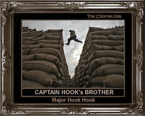 Captain Hook's brother, Major Hook Hook