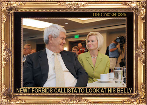 Newt forbids callista to look at his belly