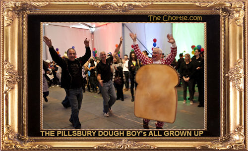 The Pillsbury Dough Boy's all grown up.