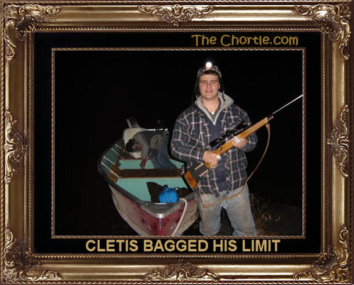 Cletis bagged his limit