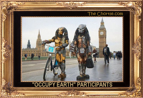 "Occupy Earth" participants