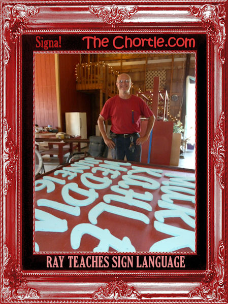 Ray teaches sign language