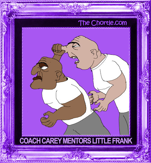 Coach Carey mentors Little Frank