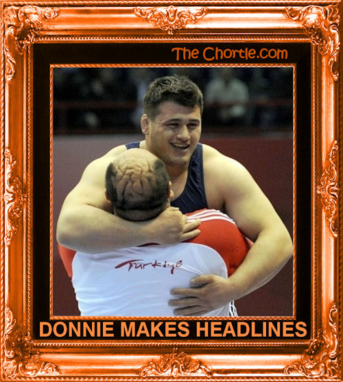 Donnie makes headlines