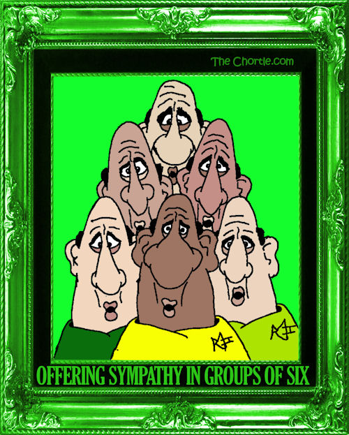 Offering sympathy in groups of six