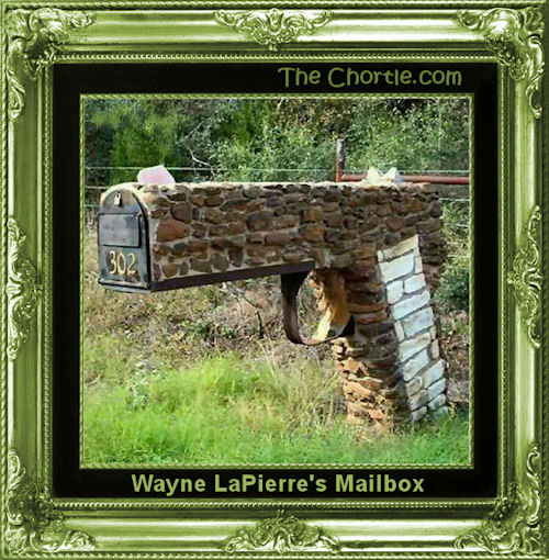 Wayne LaPierre's mailbox