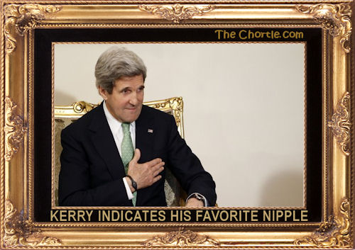 Kerry indicates his favorite nipple