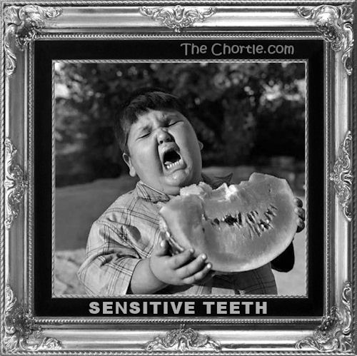 Sensitive teeth