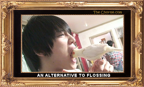 An alternative to flossing