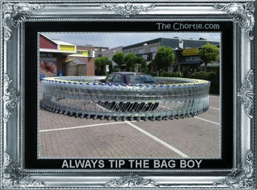 Always tip the bag boy