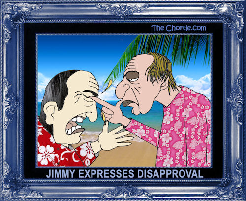 Jimmy expresses disapproval