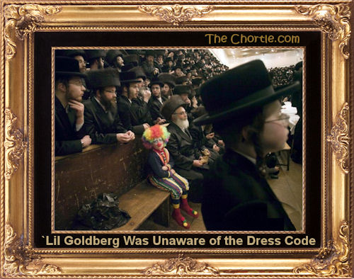 'Lil Goldberg was unaware of the dress code