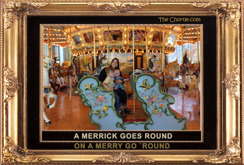 A Merrick goes round on a Merry go `Round