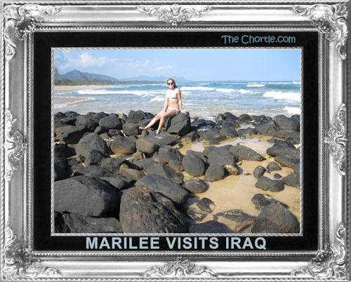 Marilee visits Iraq