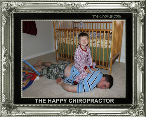 The happy chiropractor