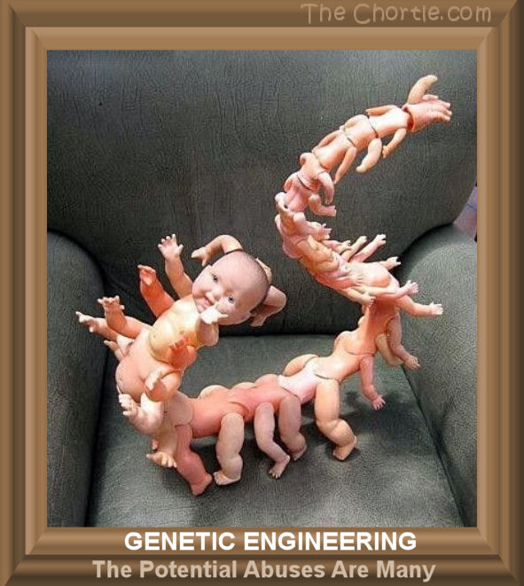 Genetic Engineering.  The potential abuses are many.