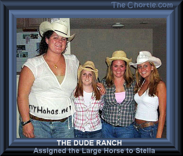 The dude ranch assigned the large horse to Susan.