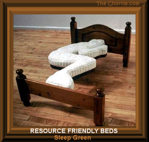 Resource friendly beds. Sleep green.