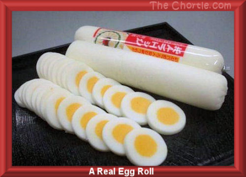 A real egg roll 