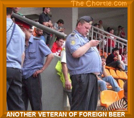 Another veteran of foreign beer.