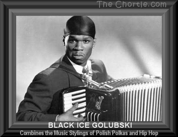 Black Ice Golubski combines the music stylings of West Polish Polkas and Hip Hop.