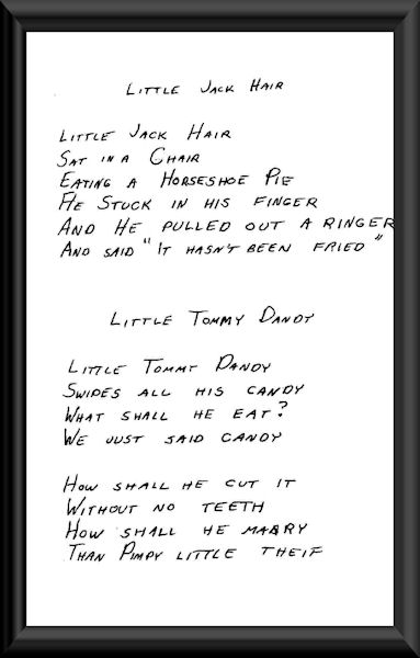 Little Jack Horner | Little Tommy Dandy