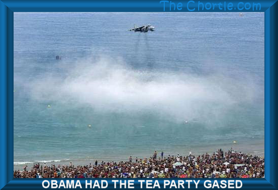 Obama had the tea party gased
