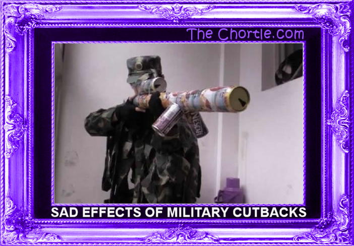 Sad effects of military cutbacks