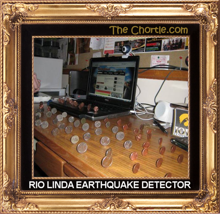 Rio Linda earthquake detector