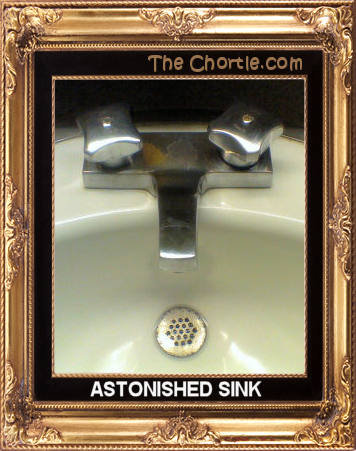 Astonished sink