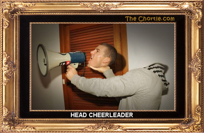 Head cheerleader.