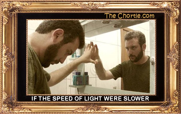 If the speed of light were slower