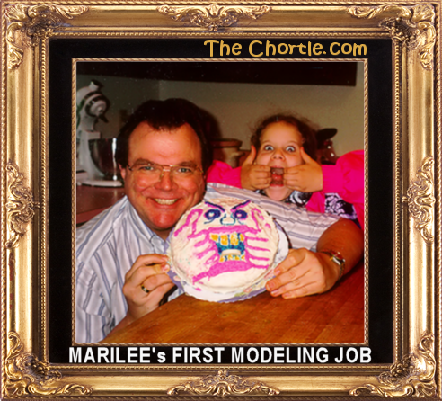 Marilee's first modeling job