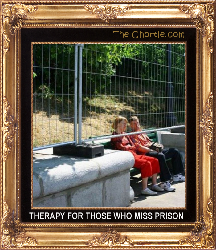 Therapy for those who miss prison