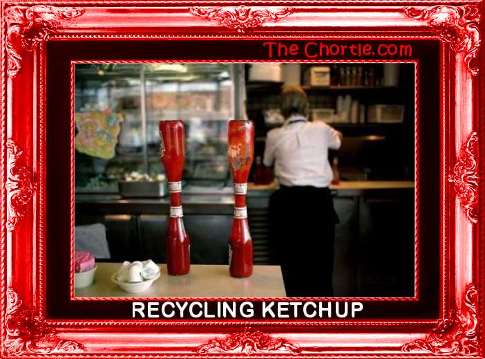 Recycling ketchup